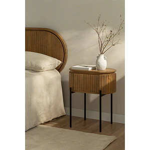 Velador Orenia 55x40 cm en madera de mango