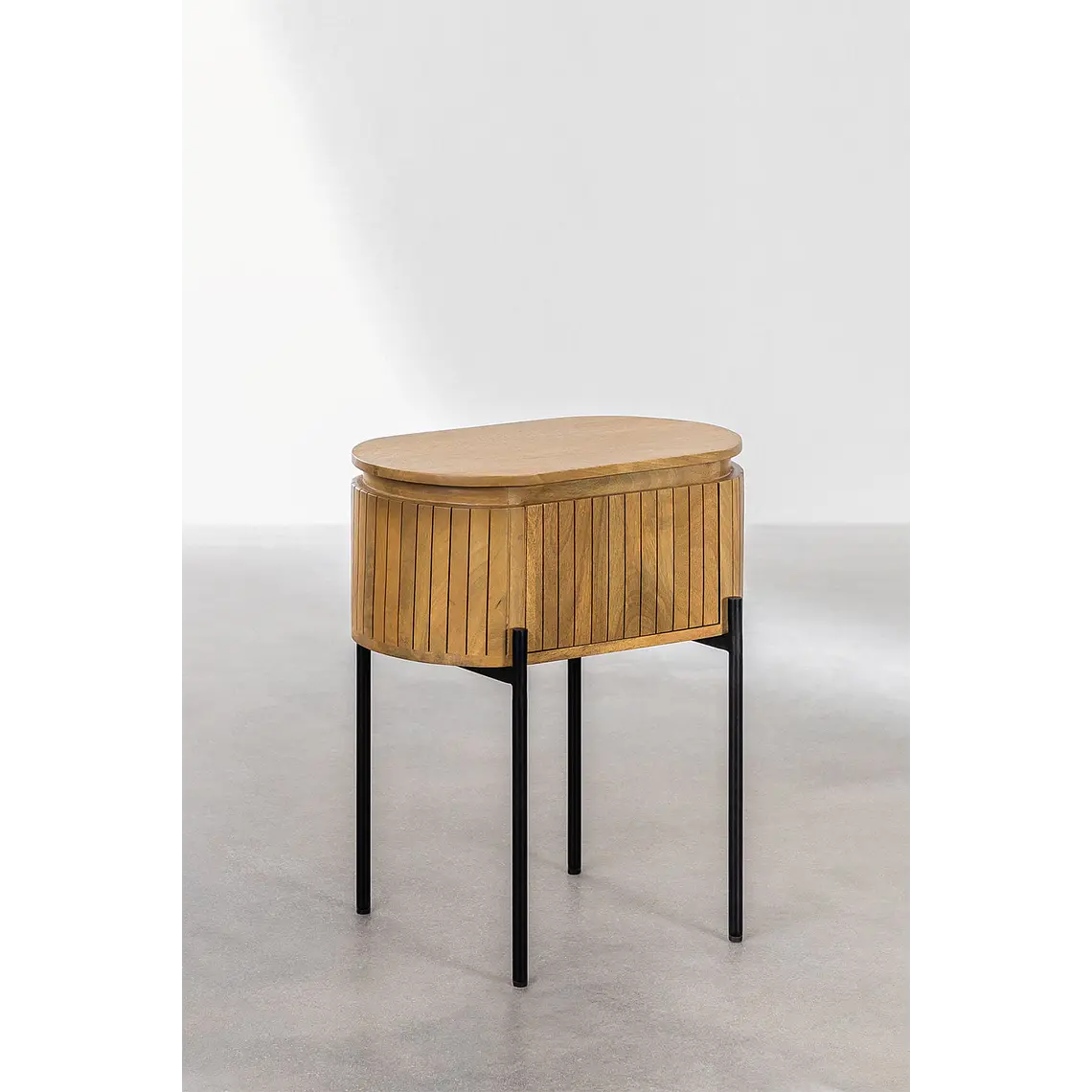 Velador Orenia 55x40 cm en madera de mango 3