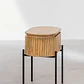 Velador Orenia 55x40 cm en madera de mango - Miniatura 4
