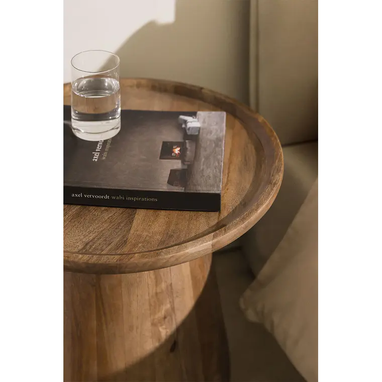 Velador Salira Ø50 cm en madera de mango 3