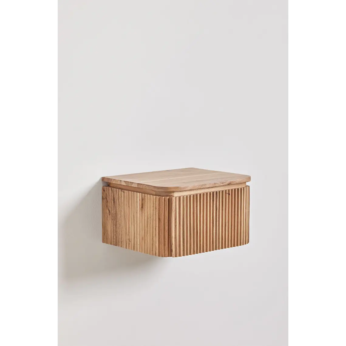 Velador Seris flotante 35x30 cm en madera de acacia 4