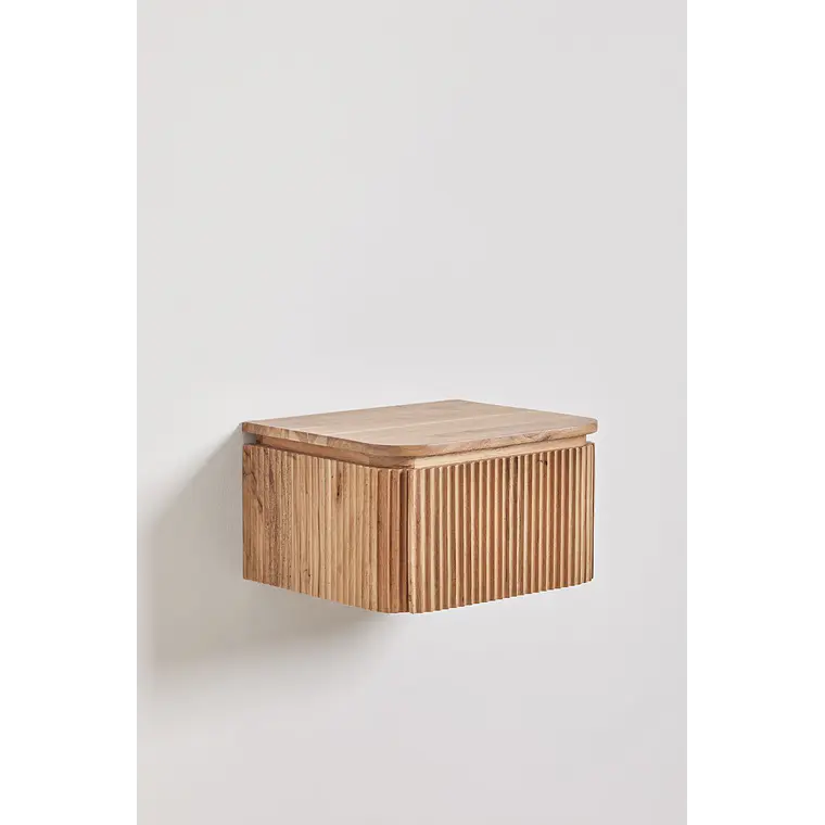 Velador Seris flotante 35x30 cm en madera de acacia 4