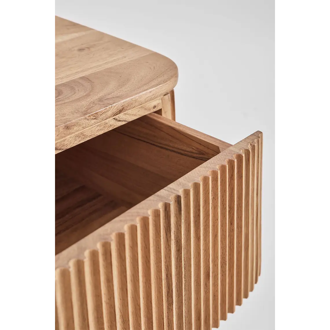 Velador Seris flotante 35x30 cm en madera de acacia 6