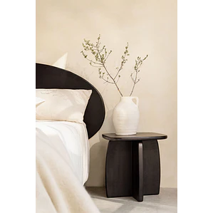 Velador Teral 45x45 cm en madera de mango