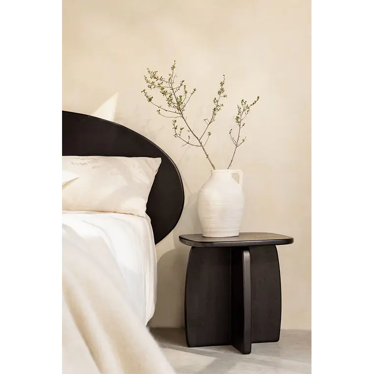 Velador Teral 45x45 cm en madera de mango 1