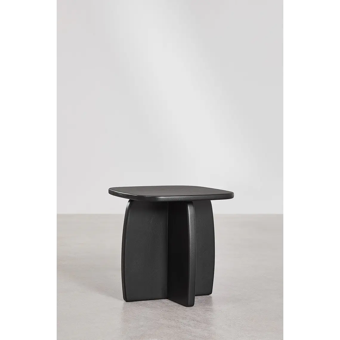 Velador Teral 45x45 cm en madera de mango 4