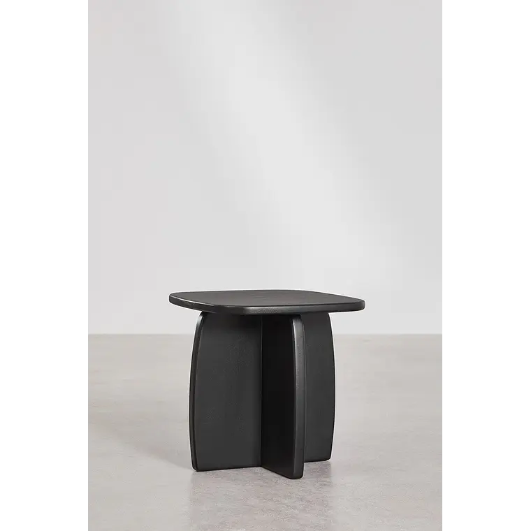 Velador Teral 45x45 cm en madera de mango 4