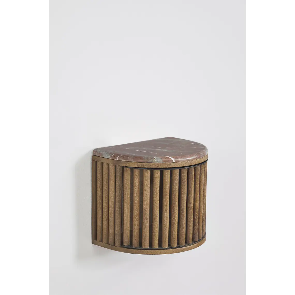Velador Vireya flotante 40x30 cm en madera de mango 4