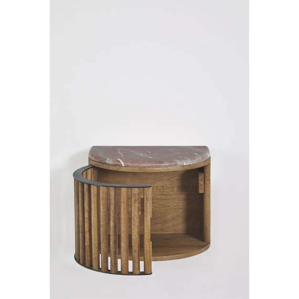 Velador Vireya flotante 40x30 cm en madera de mango 5