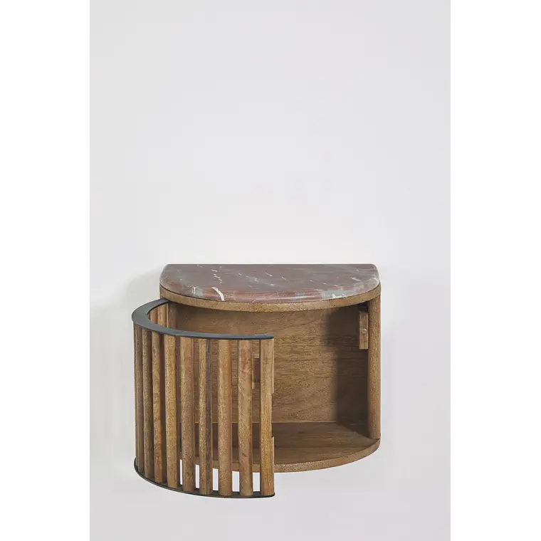 Velador Vireya flotante 40x30 cm en madera de mango 5