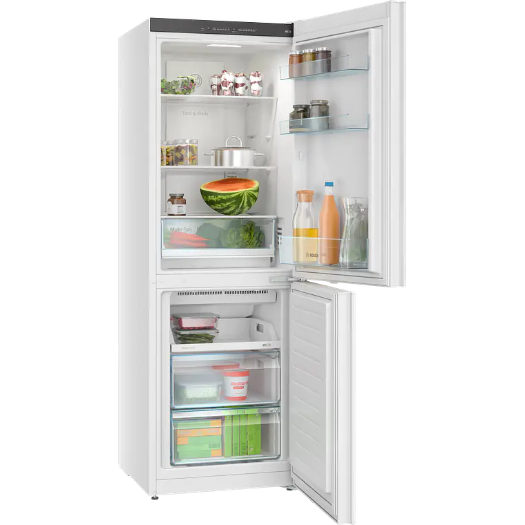 Bosch Serie 2 Refrigerador combinado de libre instalación 175.4 x 61.4 cm Blanco, Total NoFrost · KGN33NWDA 2