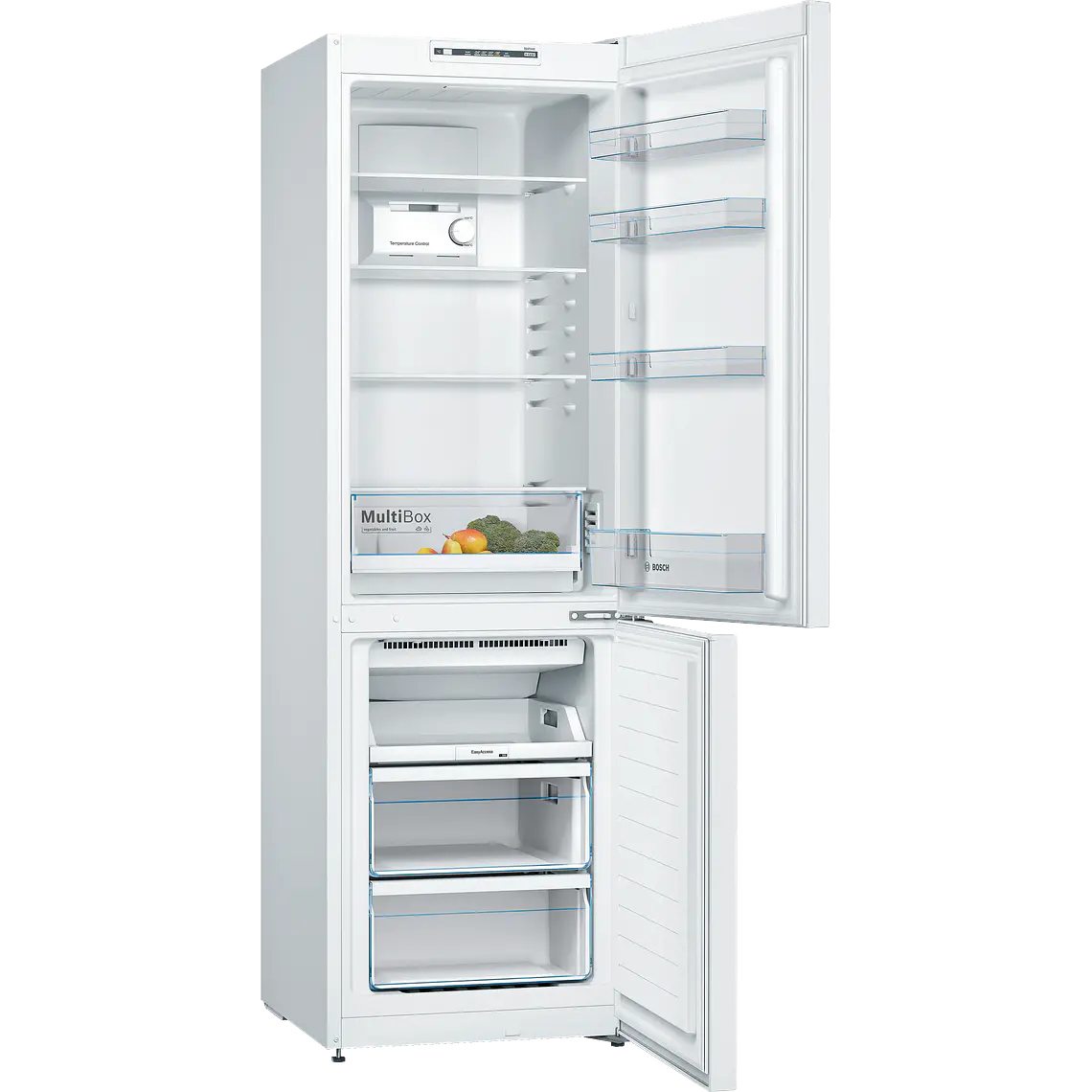 Bosch Serie 2 Refrigerador combinado de libre instalación 186 x 60 cm Blanco, Total NoFrost · KGN36NWEA 2