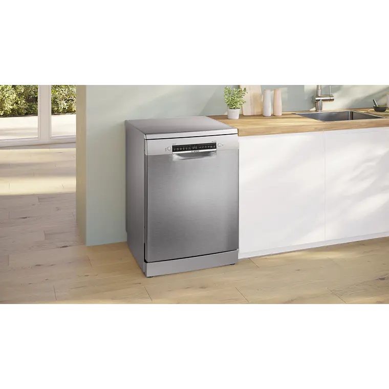 Bosch Serie 4 Lavavajillas de libre instalación 60 cm Acero antihuellas · SMS4HKI07E 2