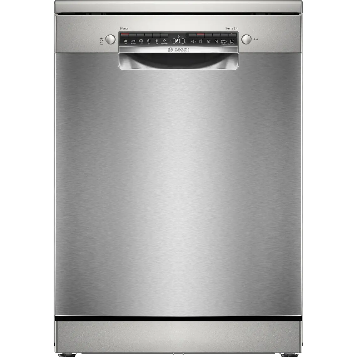 Bosch Serie 4 Lavavajillas de libre instalación 60 cm Acero antihuellas · SMS4HTI03E 1