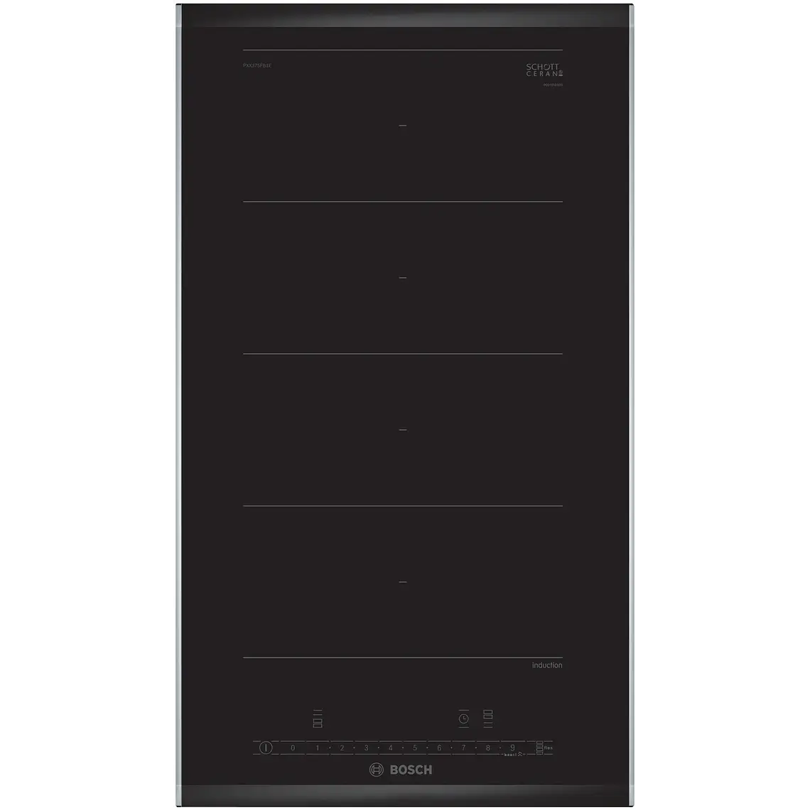 Bosch Serie 6 Encimera dominó, induccion 30 cm con perfiles · PXX375FB1E 1