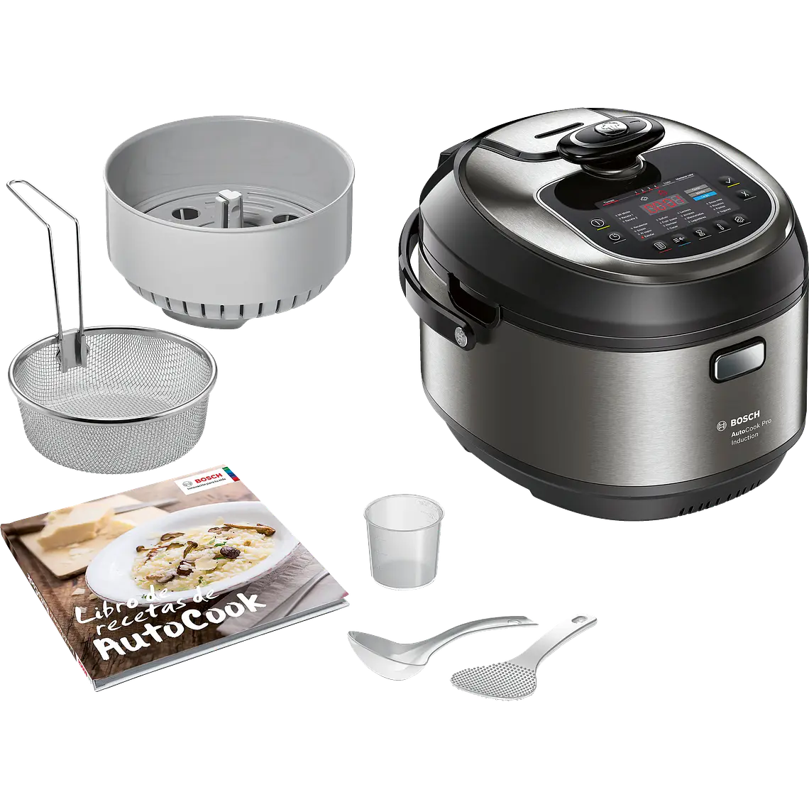 Bosch Multiolla AutoCook de acero · MUC88B68ES 1