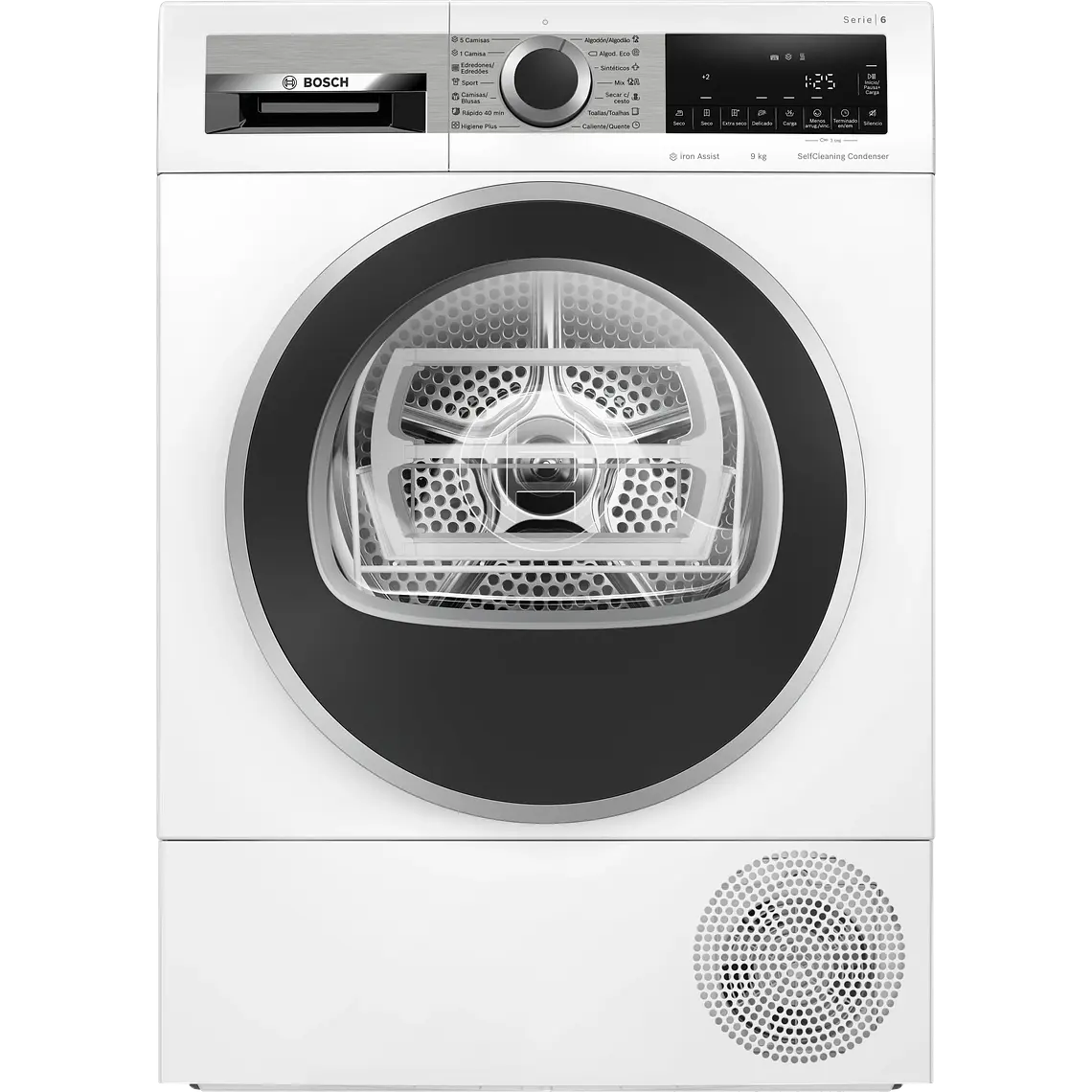 Bosch Serie 6 Secadora con bomba de calor 9 kg · WQG245A0ES 1