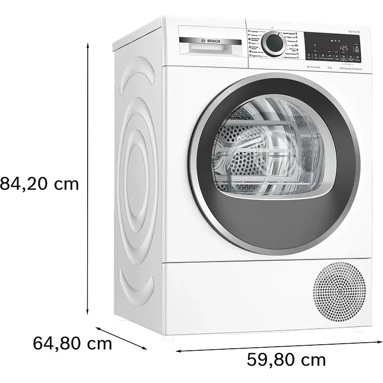 Bosch Serie 6 Secadora con bomba de calor 9 kg · WQG245A0ES 5