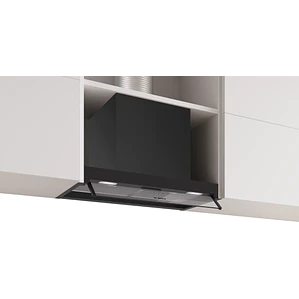 BOSCH Serie 4 Campana Extractora Decorativa integrable 60 cm Cristal transparente, Negro mate · DBB65CC60