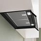 Bosch Serie 4 Campana decorativa integrable 60 cm Cristal transparente, Negro mate · DBB65CC60 - Miniatura 5