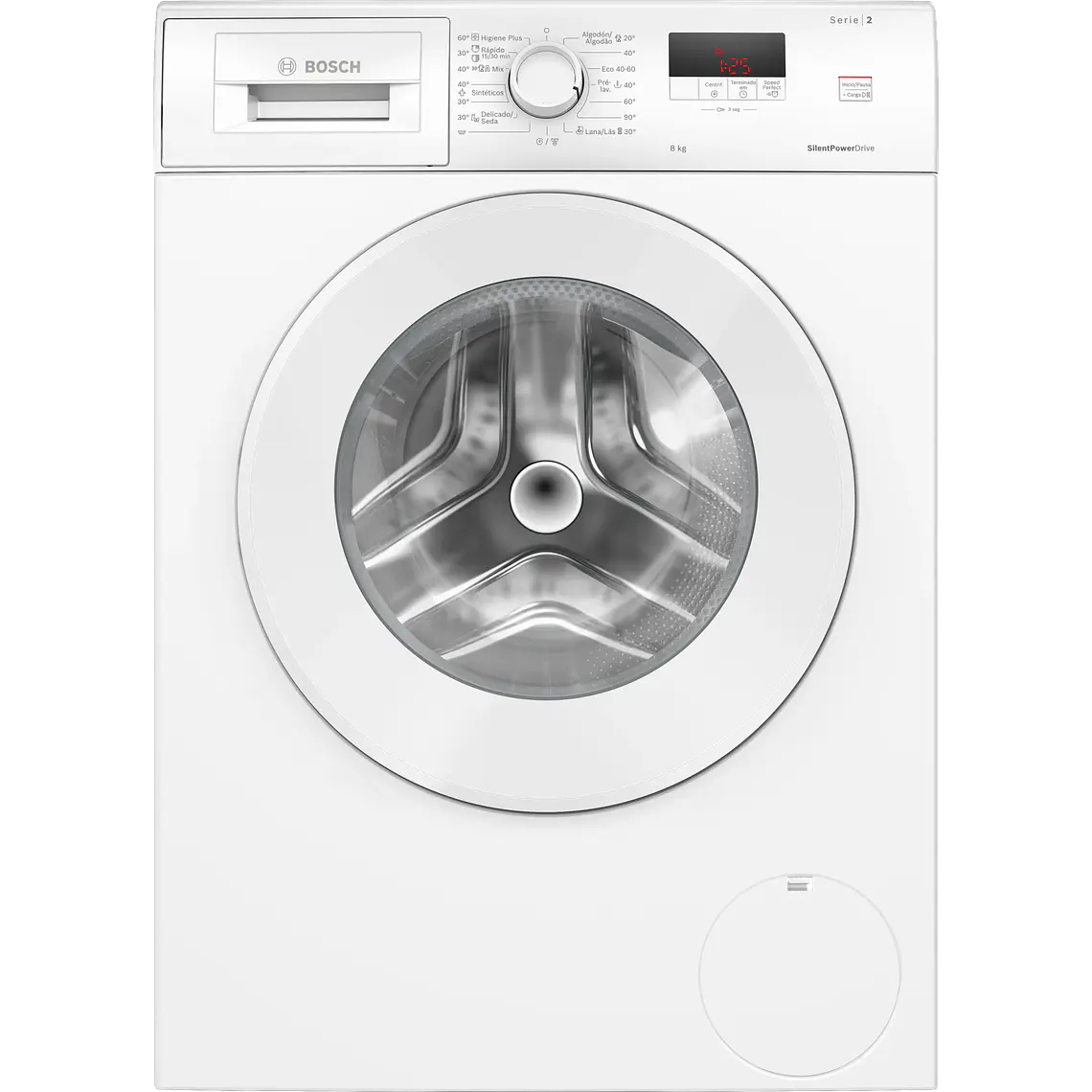 Bosch Serie 2 Lavadora de carga frontal 8 kg máx. 1200 rpm · WGE03200EP 1