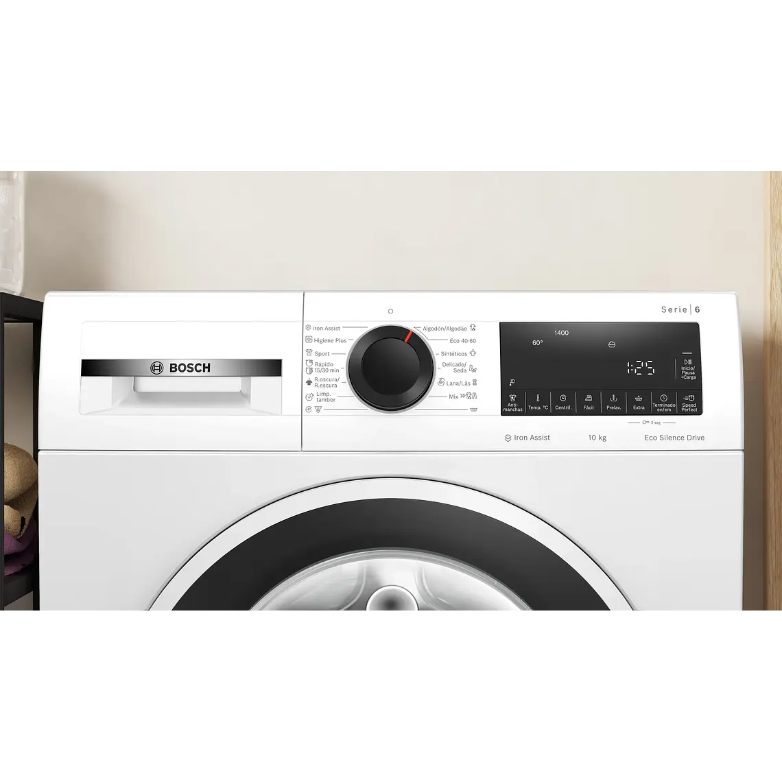 Bosch Serie 6 Lavadora de carga frontal 10 kg máx. 1400 rpm · WGG254Z2ES 2