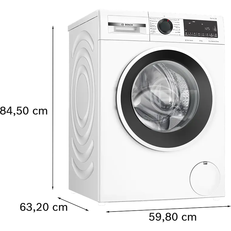 Bosch Serie 6 Lavadora de carga frontal 10 kg máx. 1400 rpm · WGG254Z2ES 6