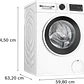Bosch Serie 6 Lavadora de carga frontal 10 kg máx. 1400 rpm · WGG254Z2ES - Miniatura 6