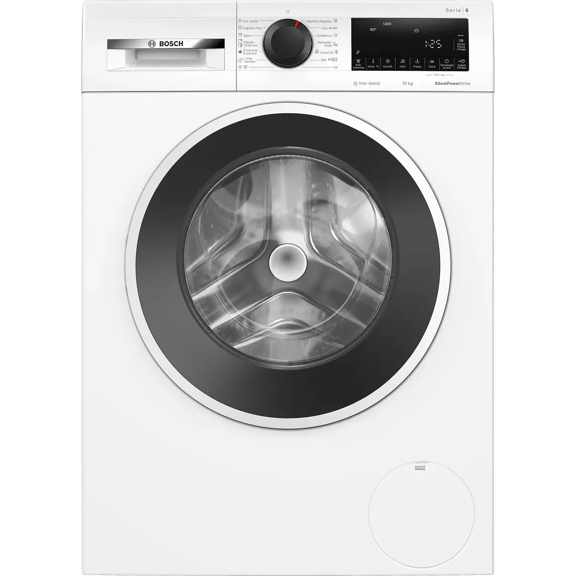 Bosch Serie 6 Lavadora de carga frontal 10 kg máx. 1400 rpm · WGG254ZBES 1