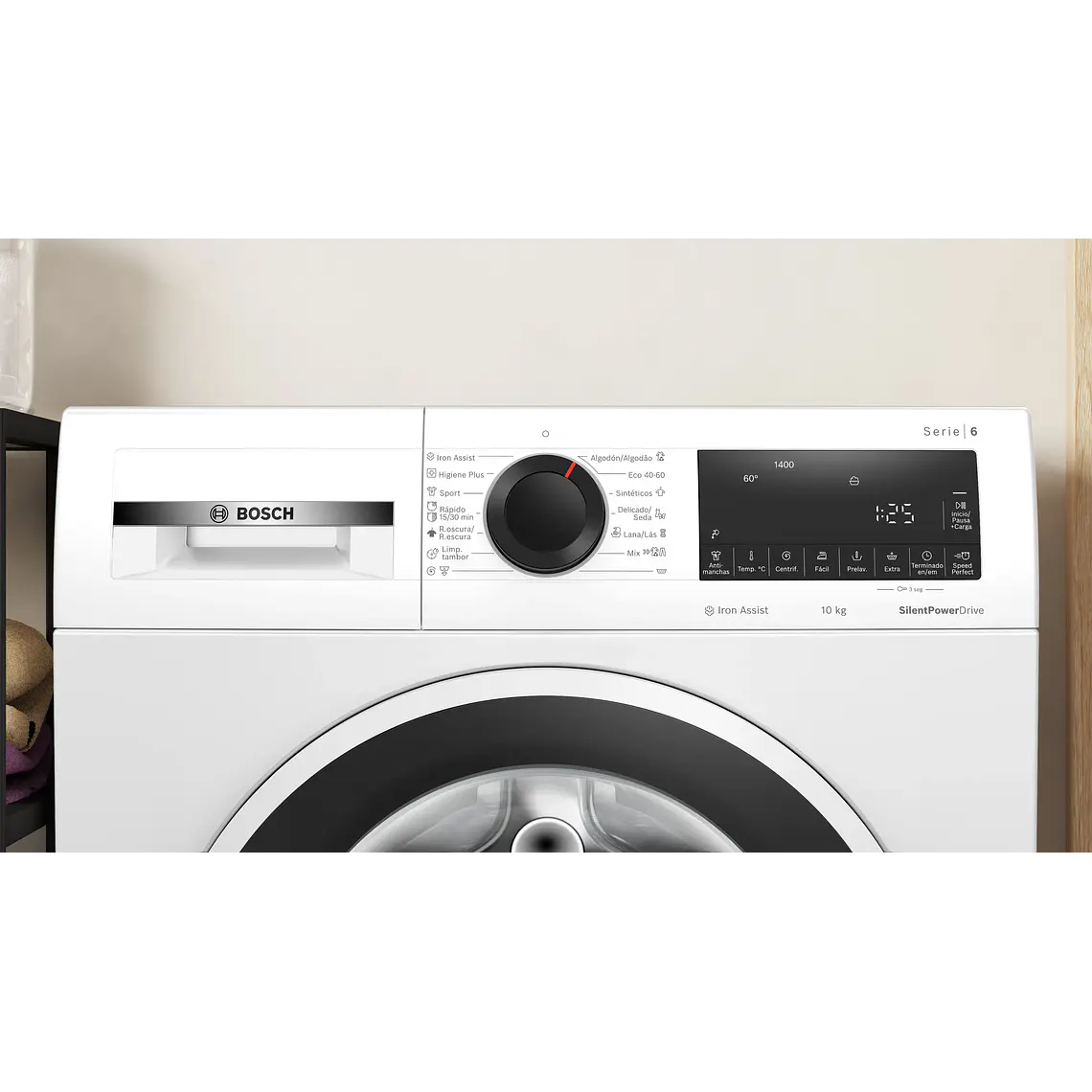 Bosch Serie 6 Lavadora de carga frontal 10 kg máx. 1400 rpm · WGG254ZBES 2