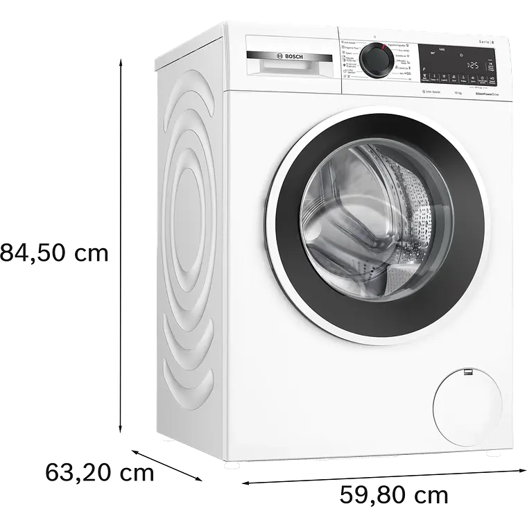 Bosch Serie 6 Lavadora de carga frontal 10 kg máx. 1400 rpm · WGG254ZBES 7