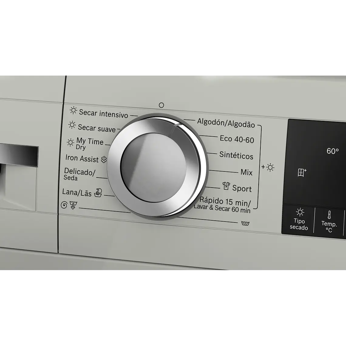 Bosch Serie 4 Lavadora-secadora 9/5 kg máx. 1400 rpm, Acero mate antihuellas · WNA1341XES 3