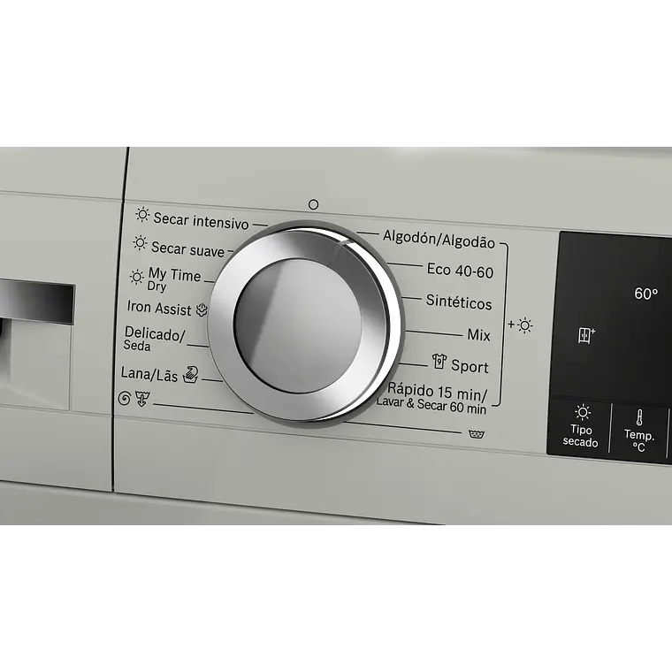 Bosch Serie 4 Lavadora-secadora 9/5 kg máx. 1400 rpm, Acero mate antihuellas · WNA1341XES 3