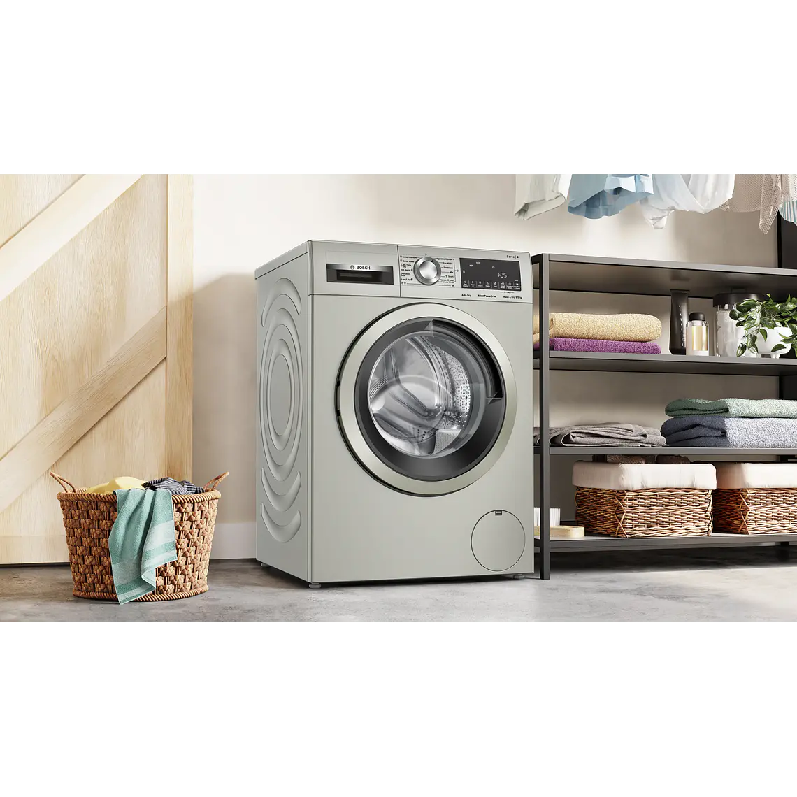 Bosch Serie 4 Lavadora-secadora 9/5 kg máx. 1400 rpm, Acero mate antihuellas · WNA1341XES 5
