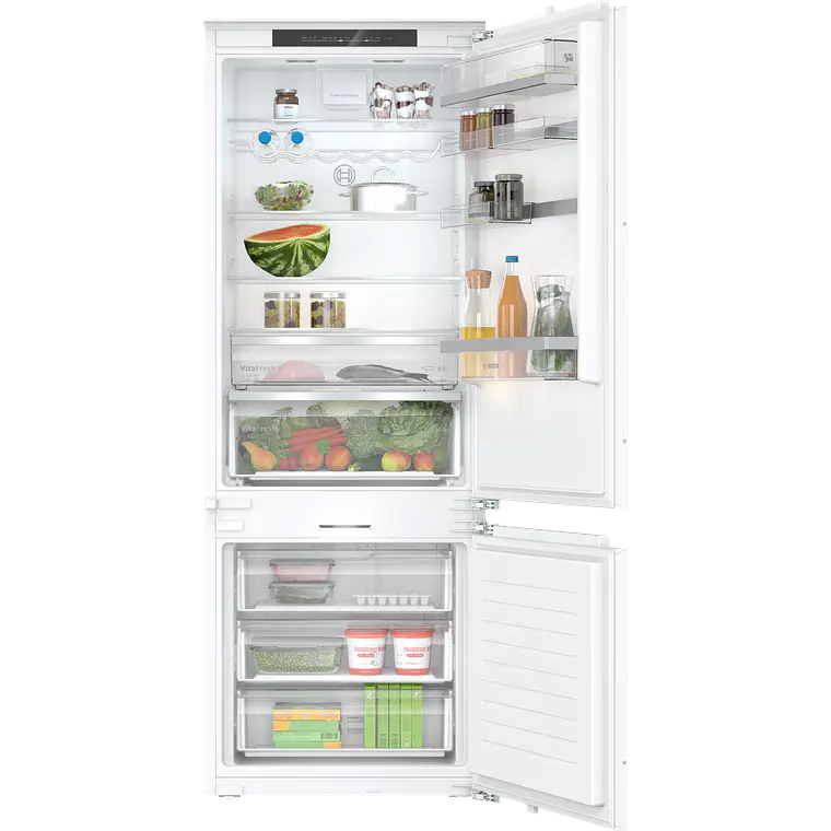 Bosch Serie 6 Refrigerador combi integrable 193.5 x 70.8 cm Cierre SoftClose con puerta fija · KBN96ADD0 1