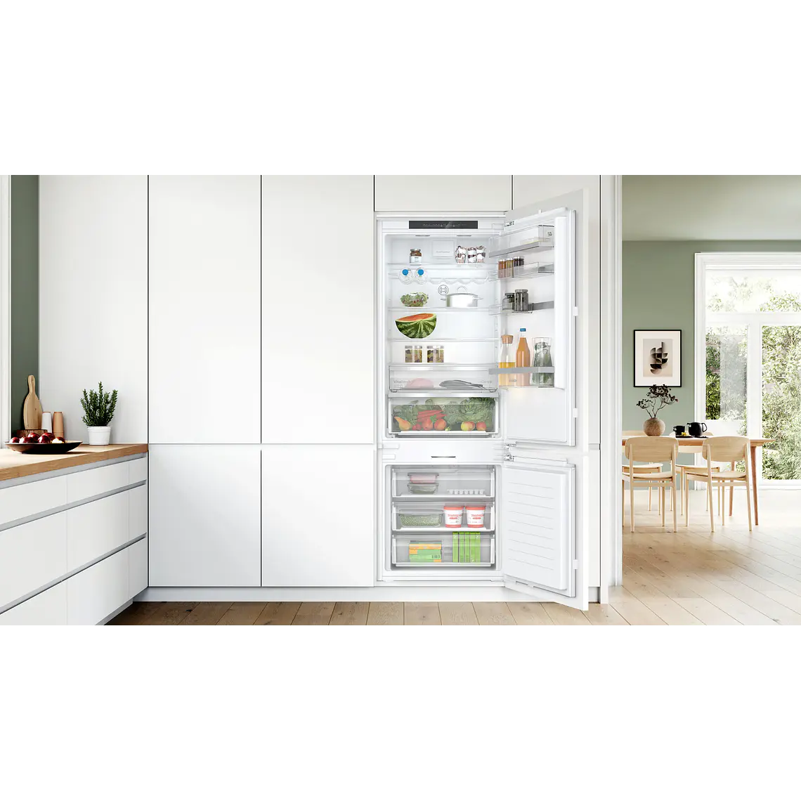 Bosch Serie 6 Refrigerador combi integrable 193.5 x 70.8 cm Cierre SoftClose con puerta fija · KBN96ADD0 2