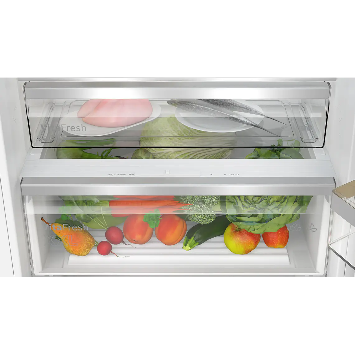 Bosch Serie 6 Refrigerador combi integrable 193.5 x 70.8 cm Cierre SoftClose con puerta fija · KBN96ADD0 5