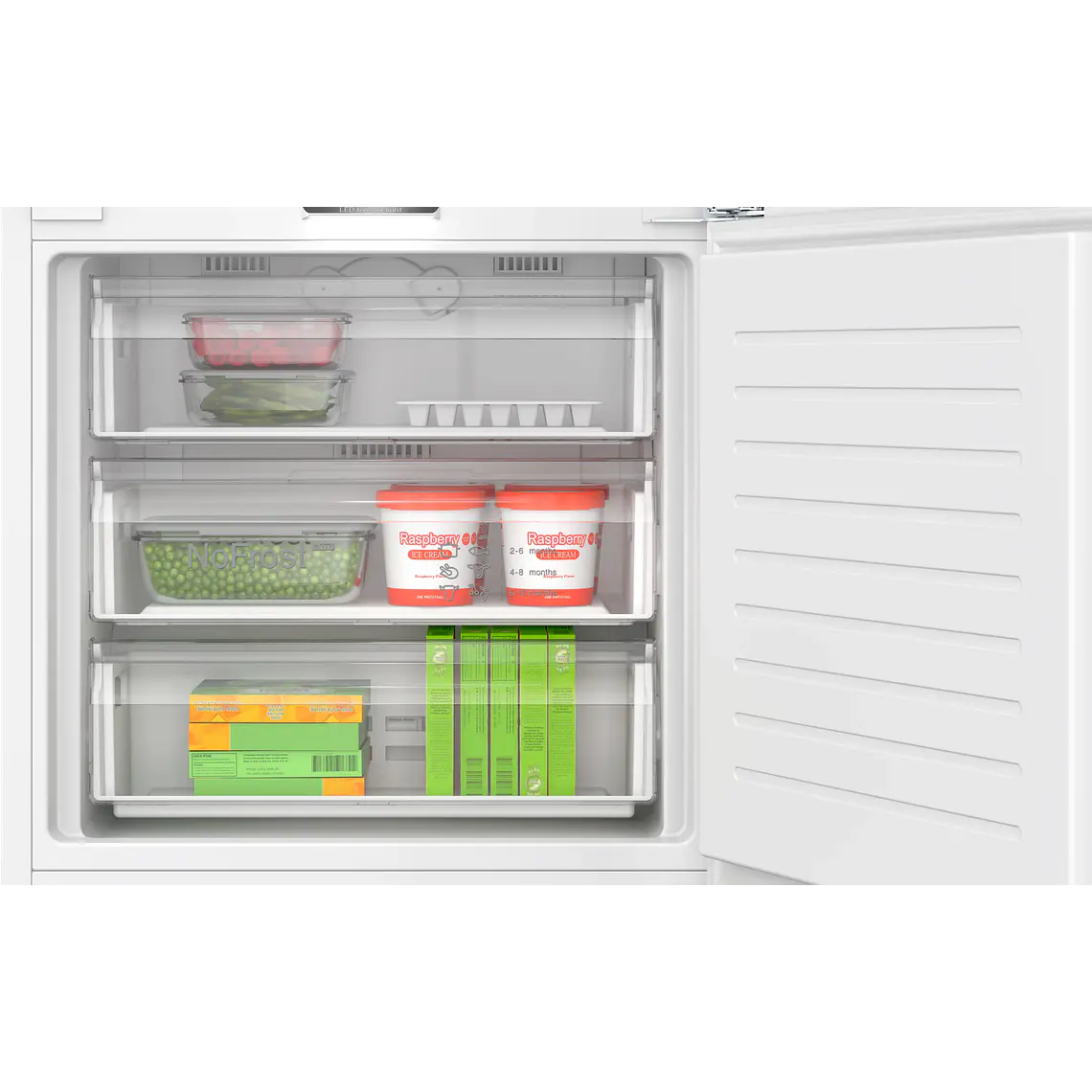 Bosch Serie 6 Refrigerador combi integrable 193.5 x 70.8 cm Cierre SoftClose con puerta fija · KBN96ADD0 6