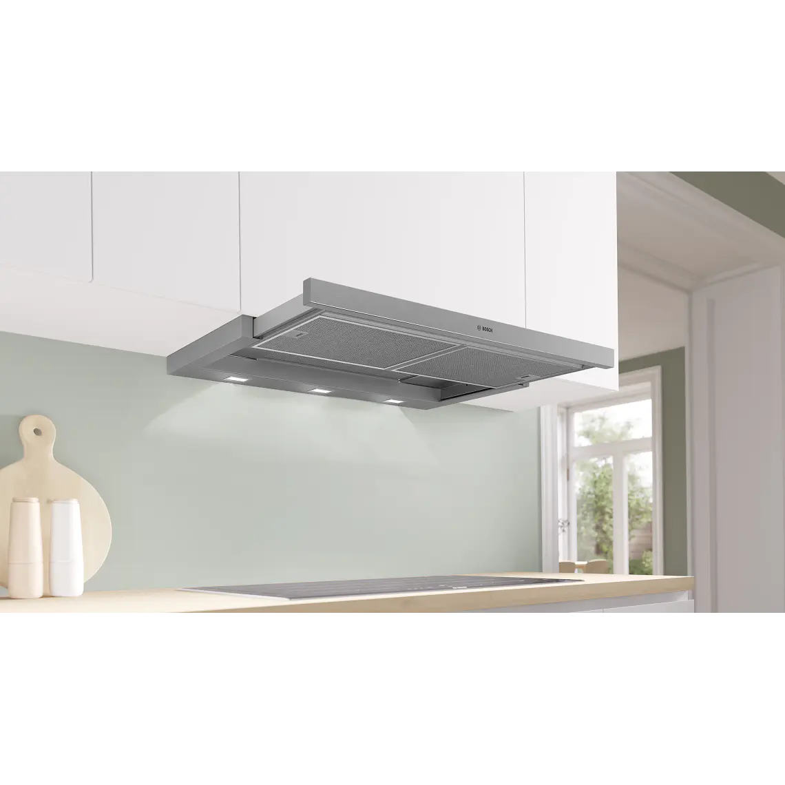 BOSCH Serie 4 Campana telescópica 90 cm Plateado · DFS097A51 2