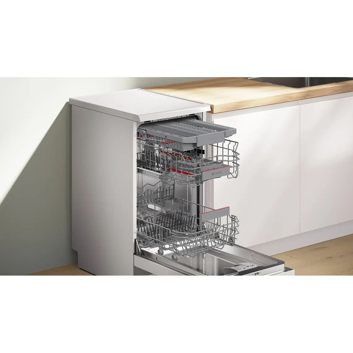 Bosch Serie 4 Lavaplatos de libre instalación 45 cm Blanco · SPS4HMW13E 5