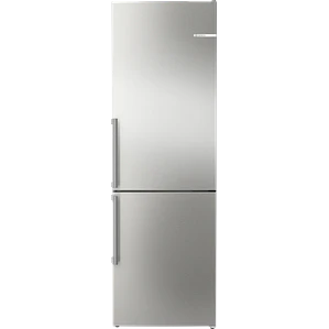 BOSCH Serie 4 Refrigerador combinado de libre instalación 186 x 60 cm Acero inoxidable · KGN36VIBT