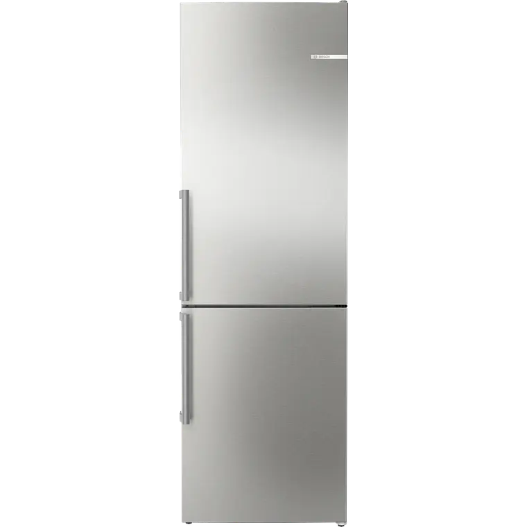 Bosch Serie 4 Refrigerador combinado de libre instalación 186 x 60 cm Acero inoxidable · KGN36VIBT 1