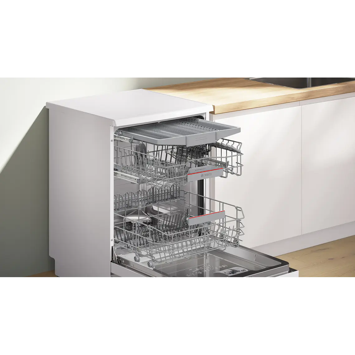 Bosch Serie 6 Lavaplatos de libre instalación 60 cm Blanco · SMS6ZCW10E 4