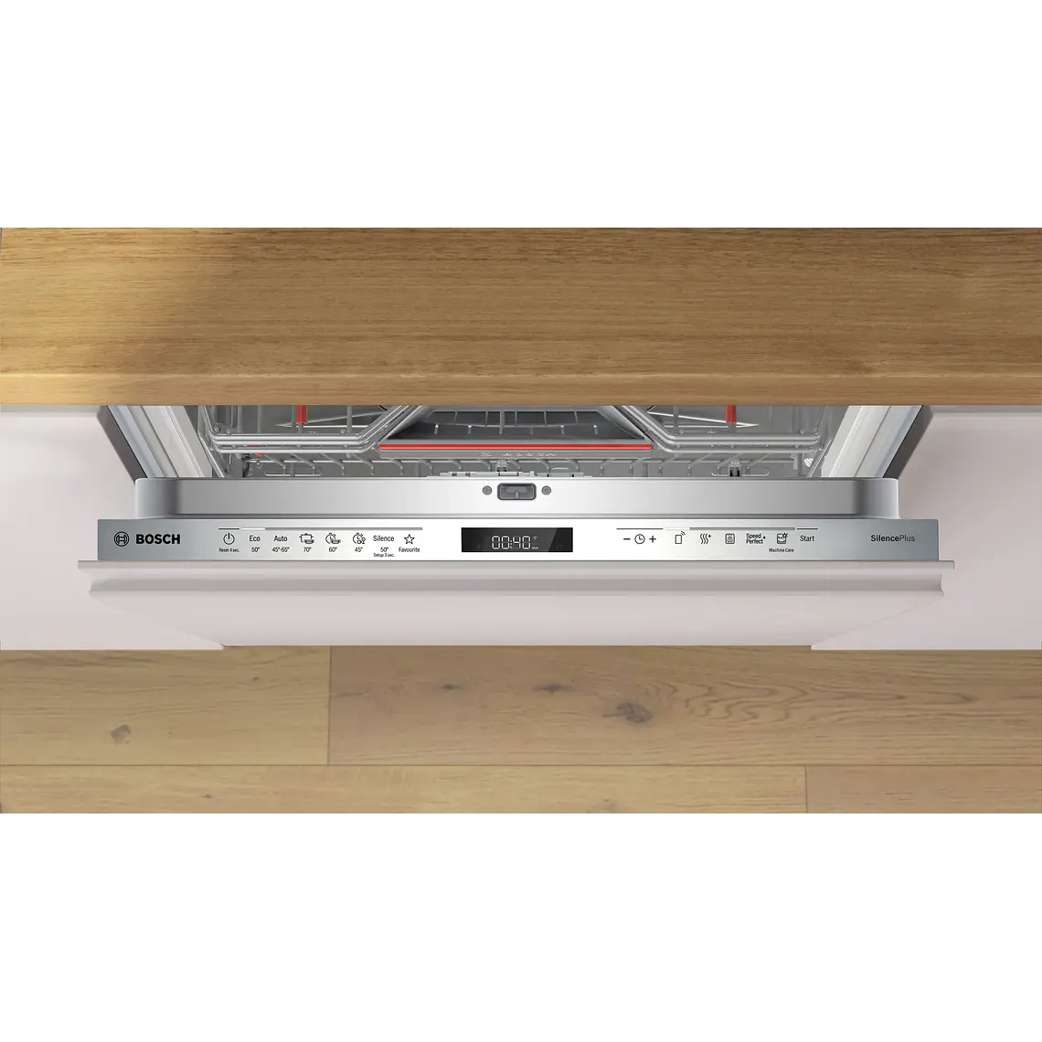 Bosch Serie 6 Lavaplatos totalmente integrable 60 cm Puerta deslizante · SMT6ECX21E 3