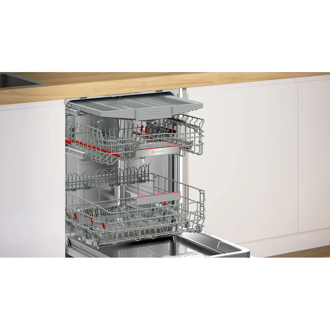 Bosch Serie 6 Lavaplatos totalmente integrable 60 cm Puerta deslizante · SMT6ECX21E 6