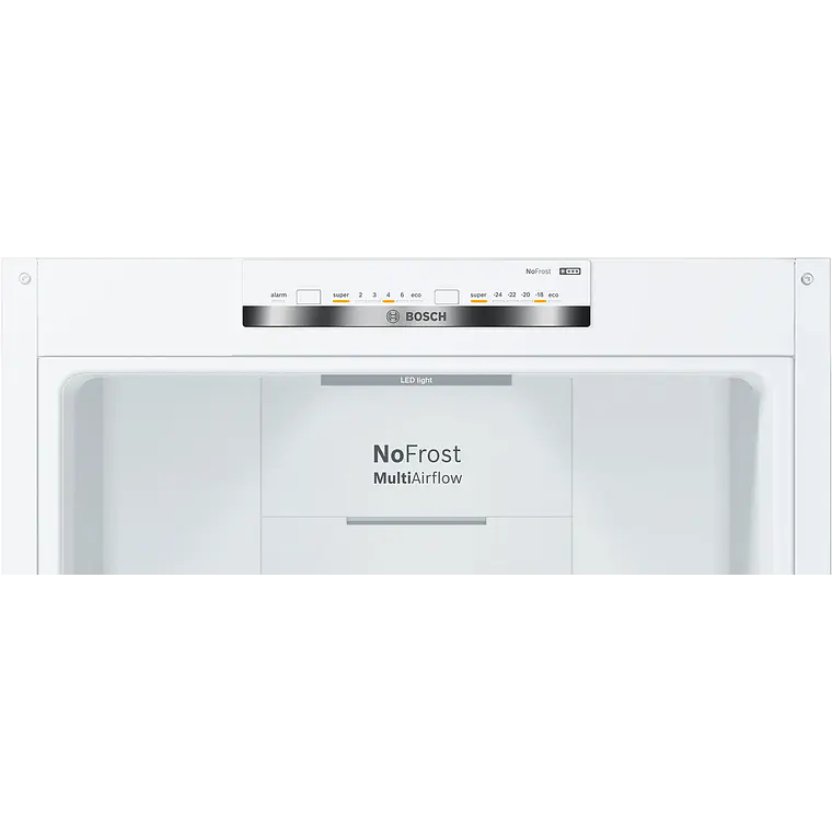 Bosch Serie 4 Refrigerador combinado de libre instalación 186 x 60 cm Blanco, Total NoFrost · KGN362WED 3