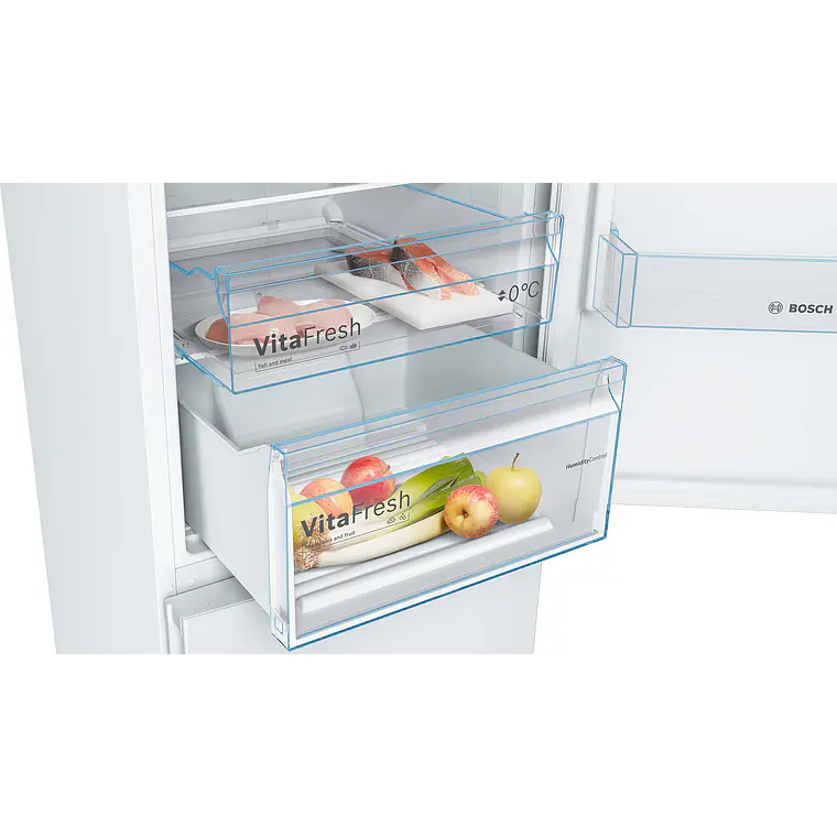 Bosch Serie 4 Refrigerador combinado de libre instalación 186 x 60 cm Blanco, Total NoFrost · KGN362WED 5