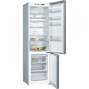 BOSCH Serie 4 Refrigerador combinado de libre instalación 186 x 60 cm Acero inoxidable · KGN36VIED