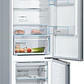 Bosch Serie 4 Refrigerador combinado de libre instalación 186 x 60 cm Acero inoxidable · KGN36VIED - Miniatura 2