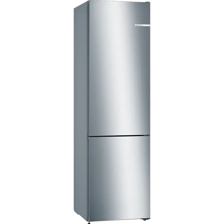 Bosch Serie 4 Refrigerador combinado de libre instalación 186 x 60 cm Acero mate antihuellas · KGN36VLDB 1